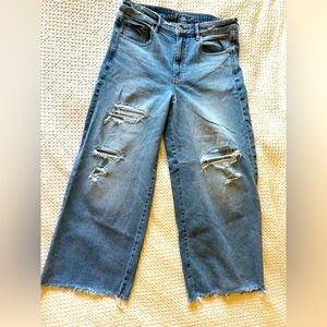 American Eagle wide leg jeans